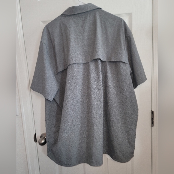 Mens Merrell Short Sleeve Collared Button-up Shirt With Pocket SZ XXL - Picture 2 of 8